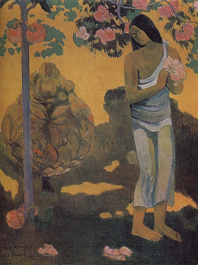 Woman holding flowers